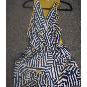 Patterned romper